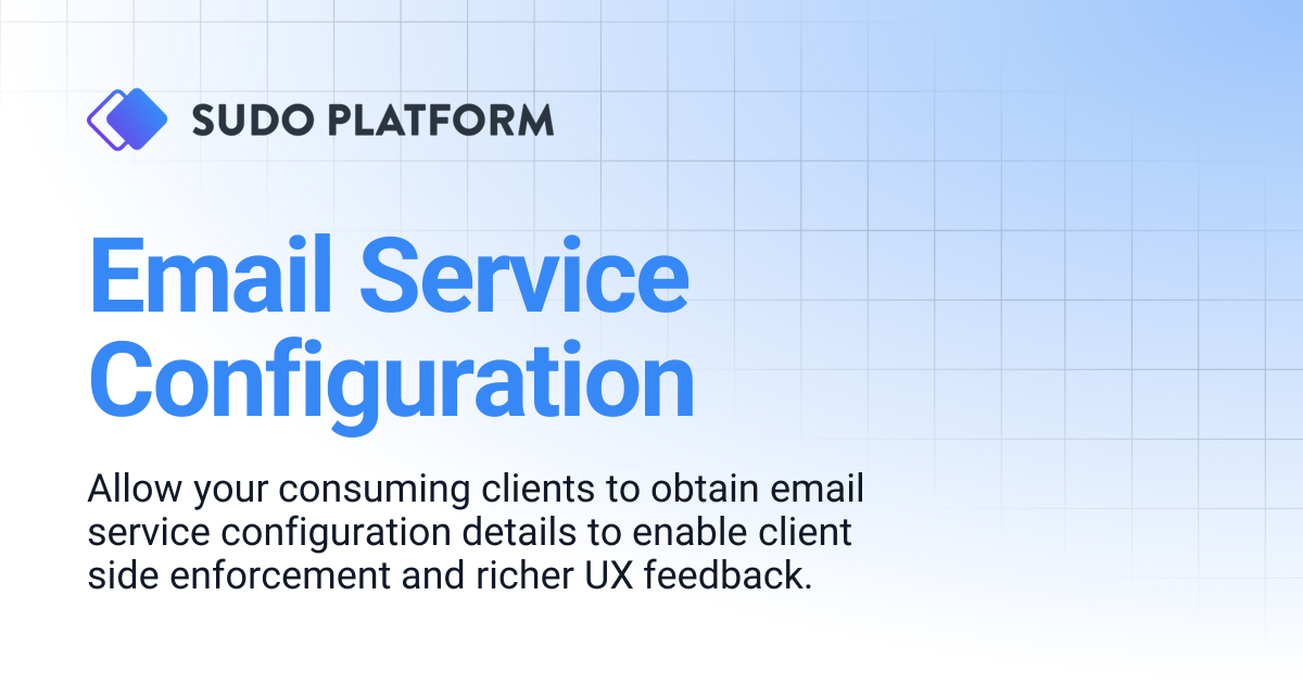Configuration Data | Sudo Platform