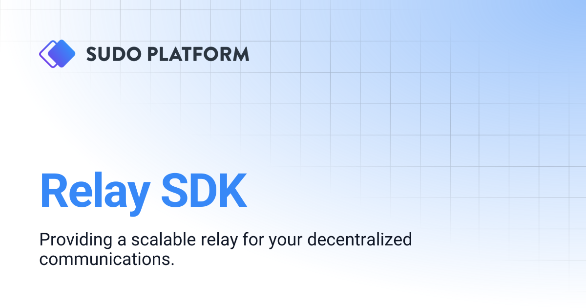 Relay SDK | Sudo Platform